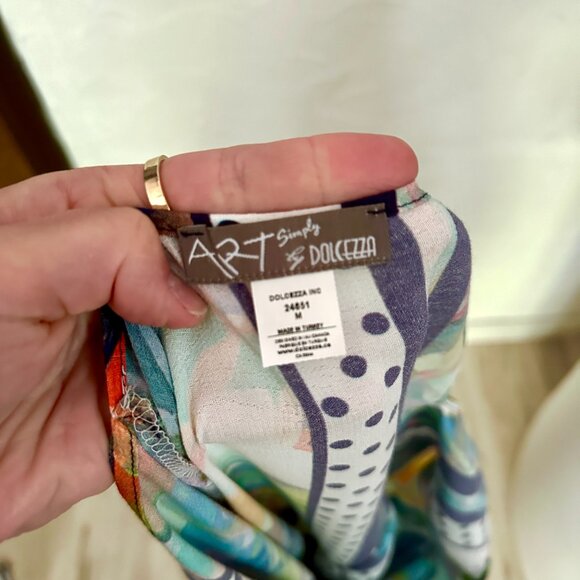 NWOT Simply Art Dolcezza: Orangerie 4 Corners Maxi Dress - Medium - Picture 14 of 15